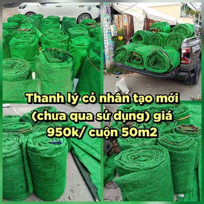 Mua - bán cỏ thanh lý số lượng lớn giá 950k/cuộn. Mua bán Cây cảnh, đồ trang trí tại Quận Tân Bình Tp Hồ Chí Minh được đăng bởi Tổng kho Thảm cỏ nhân tạo MN