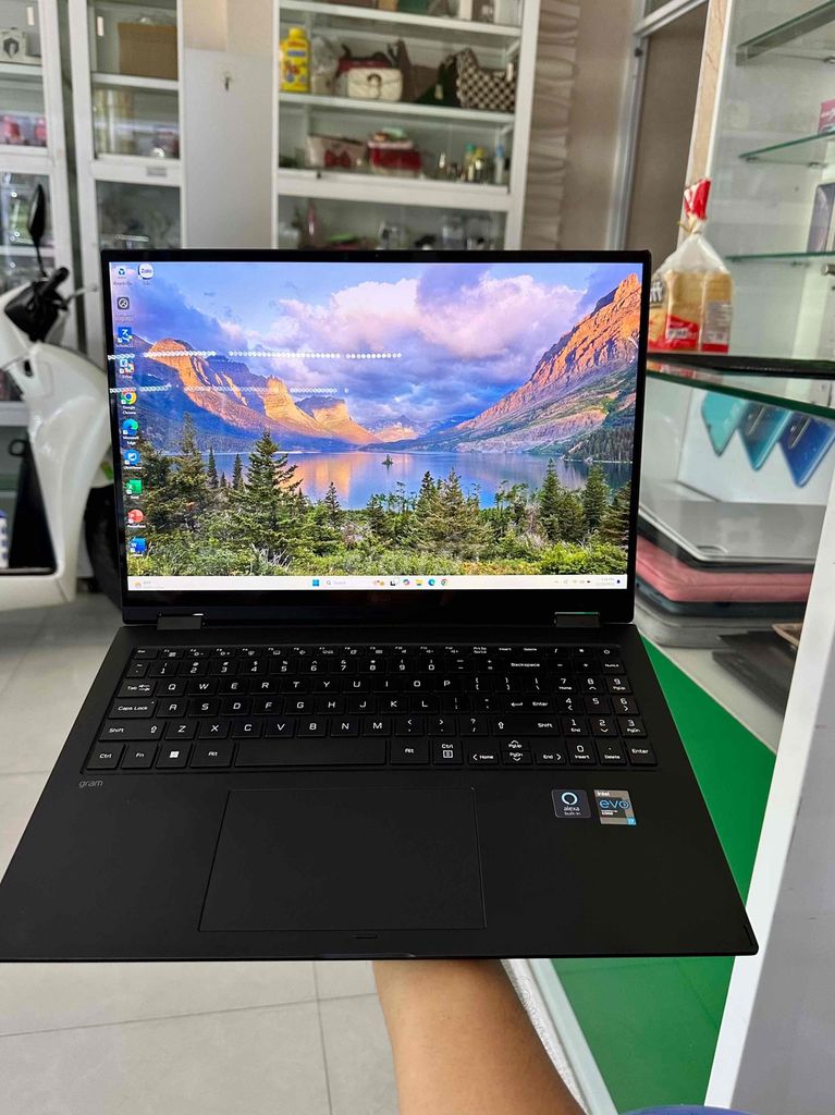 Laptop LG gram 16" i7gen11th evo 16/512gb màn 2K+