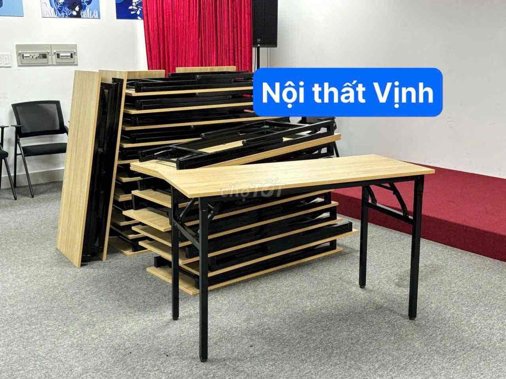 Bàn gấp gọn gỗ mdf 1m2. Mua bán Bàn ghế tại Thành phố Dĩ An Bình Dương được đăng bởi Vịnh decor hình 1