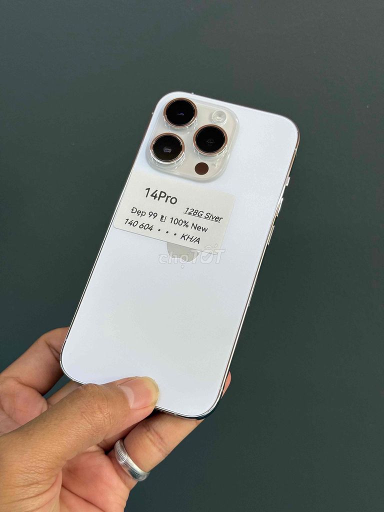 Apple iPhone 14 Pro 128GB Bạc Đã sử dụng. Mua bán Điện thoại tại Quận Ninh Kiều Cần Thơ được đăng bởi DUY IPHONE  hình 1