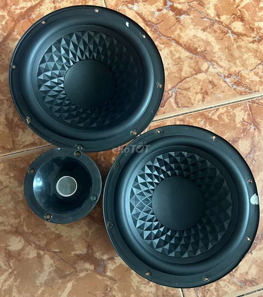 Cặp bass 20cm Acnos + treble rcf 350