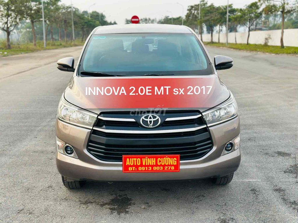 Toyota Innova 2.0E MT sx 2017