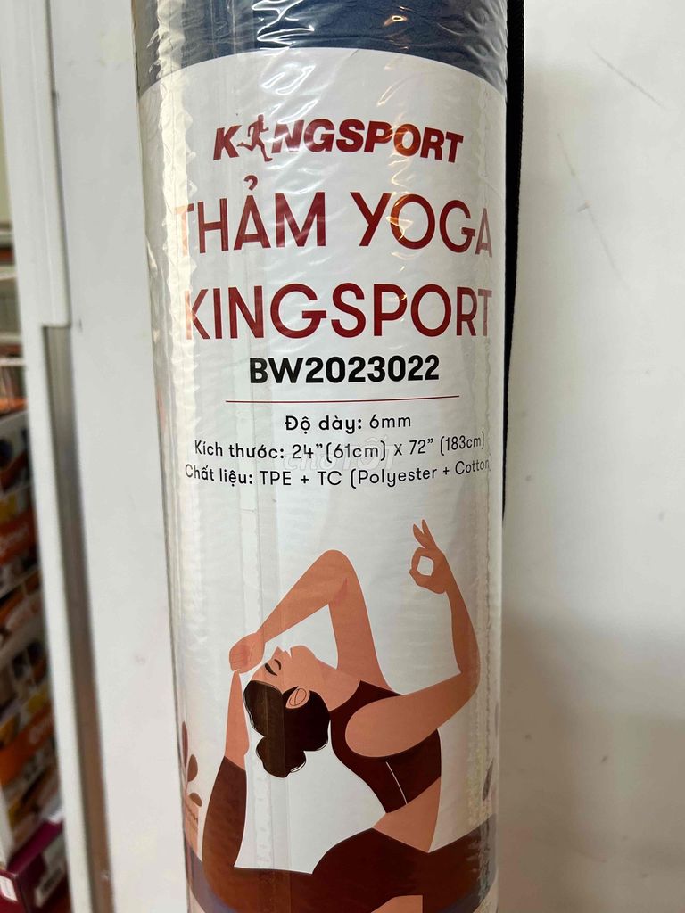 Thảm Yoga KINGSPORT BW2032022 TPE Xanh dương. Mua bán Đồ thể thao, Dã ngoại tại Quận Đống Đa Hà Nội được đăng bởi Nguyễn Ngọc Thắng hình 1
