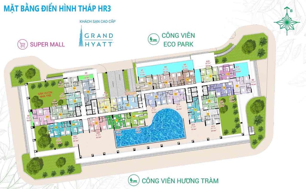 BÁN GẤP CĂN GÓC SỐ 13 ĐẸP NHẤT DỰ ÁN ECO GREEN SAIGON - 1 TRỤC 3 VIEW