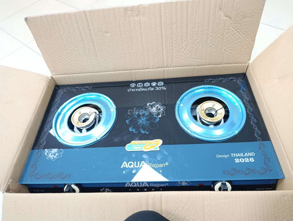 Bếp ga AQUA Rajpan 333 Đen. Mua bán Bếp, lò, đồ điện nhà bếp tại Thành phố Mỹ Tho Tiền Giang được đăng bởi Quốc Cường hình 1
