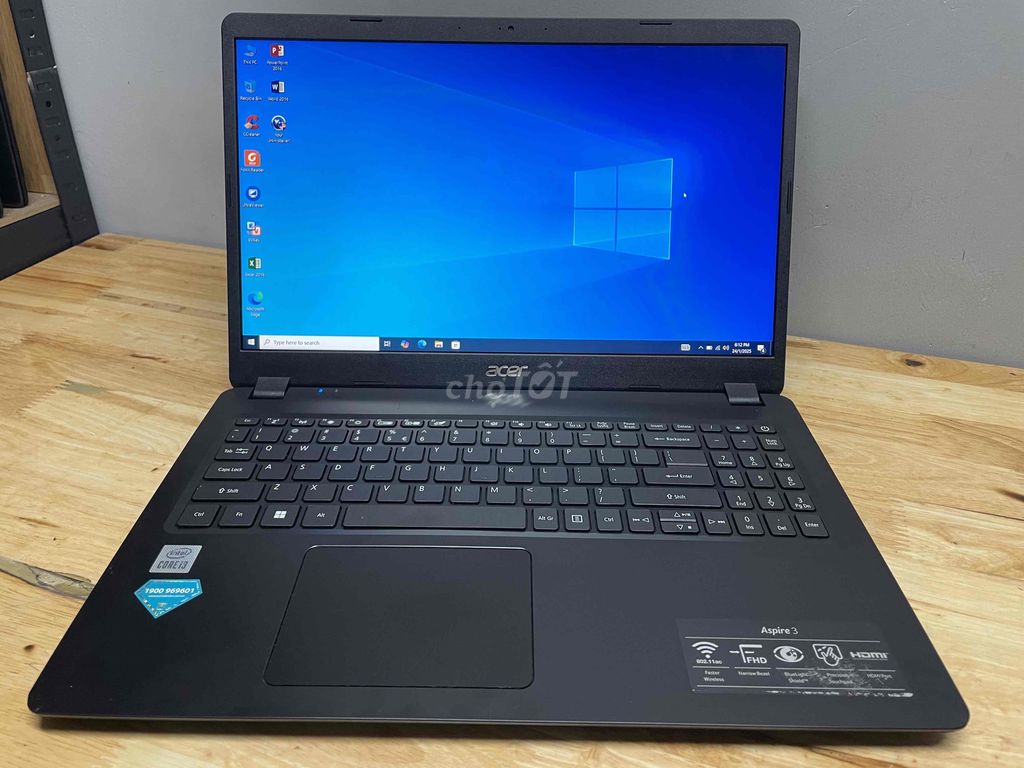 Acer aspire gen 10 làm việc lướt web học tập oke