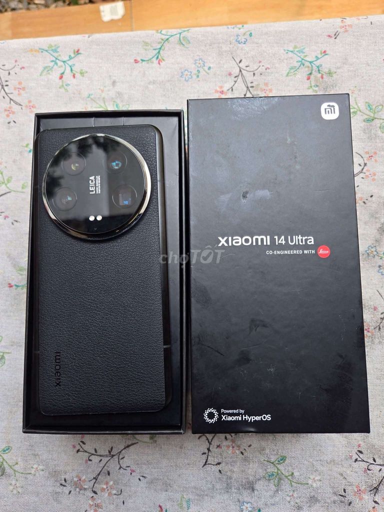 Xiaomi 14 Ultra 256GB Đen. Mua bán Điện thoại tại Quận Cái Răng Cần Thơ được đăng bởi Maybe hình 1