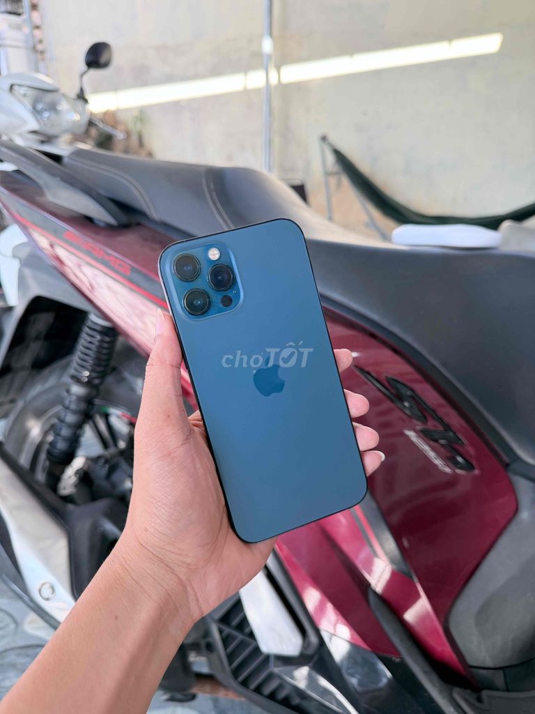 Apple iPhone 12 Pro Max 128GB xanh. Mua bán Điện thoại tại Huyện Châu Đức Bà Rịa - Vũng Tàu được đăng bởi Lê Quang Sáng hình 1