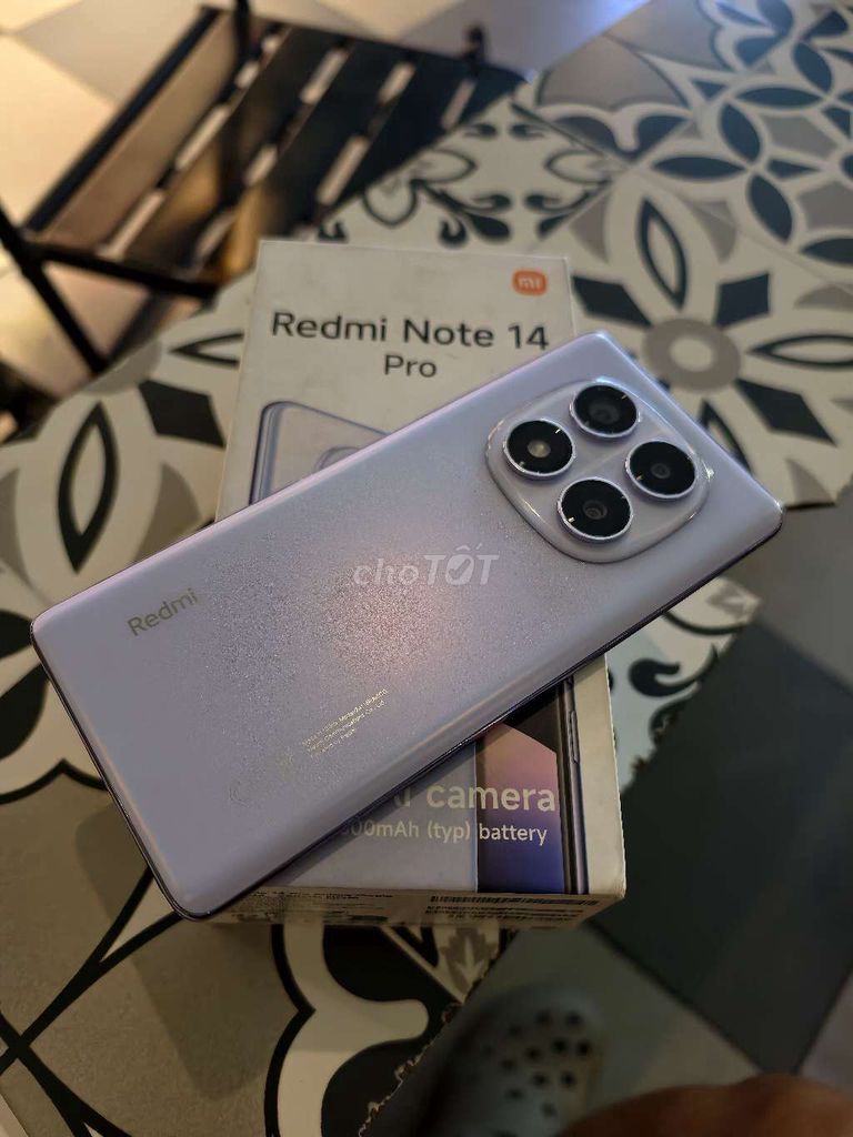 Xiaomi Redmi Note 14 Pro 256GB Tím. Mua bán Điện thoại tại Quận Gò Vấp Tp Hồ Chí Minh được đăng bởi Thanh Phan hình 1