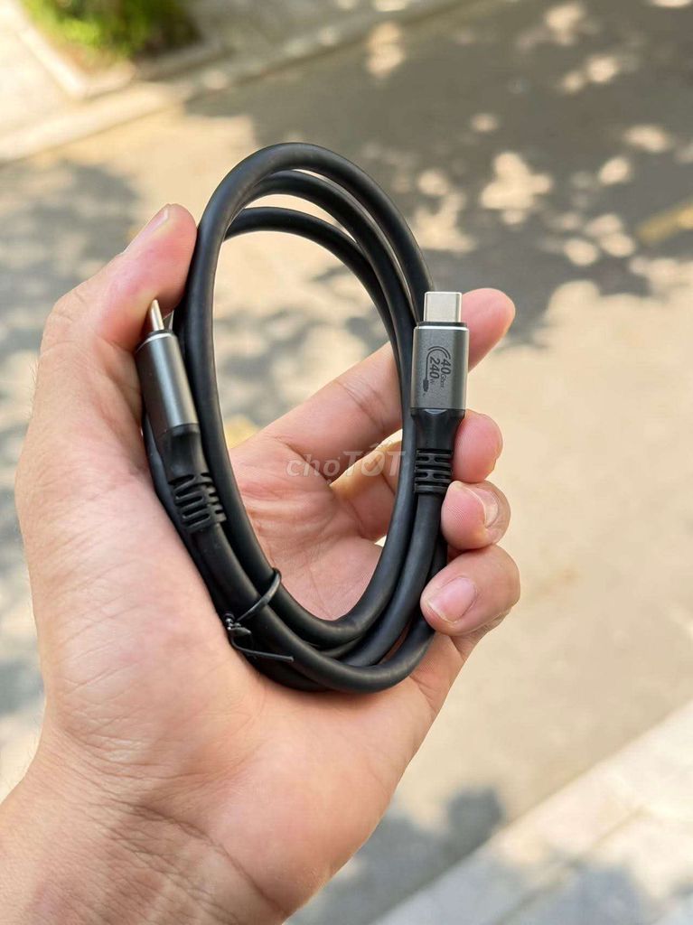 Cáp dữ liệu Type-C Thunderbolt 4, 240W 40Gbps 8K. Mua bán Phụ kiện (Màn hình, Chuột...) tại Thành phố Nha Trang Khánh Hòa được đăng bởi Duck hình 1
