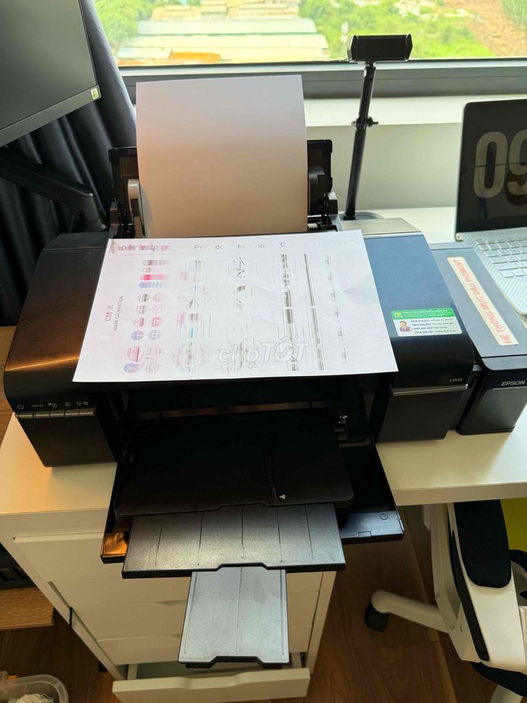dàn cơ máy in Epson L805 mực dầu UV mới 95%. Mua bán Đồ dùng văn phòng tại Quận 7 Tp Hồ Chí Minh được đăng bởi Nguyễn Tấn Phát hình 1
