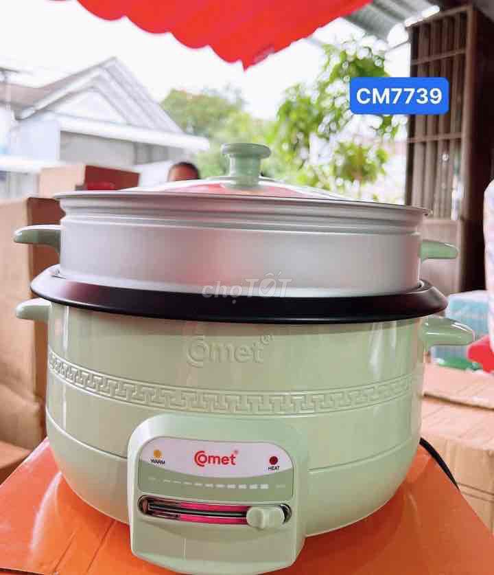 Nồi lẩu hấp đa năng Comet CM7739 3.5L. Mua bán Bếp, lò, đồ điện nhà bếp tại Thành phố Huế Thừa Thiên Huế được đăng bởi võ thị bích hà hình 1