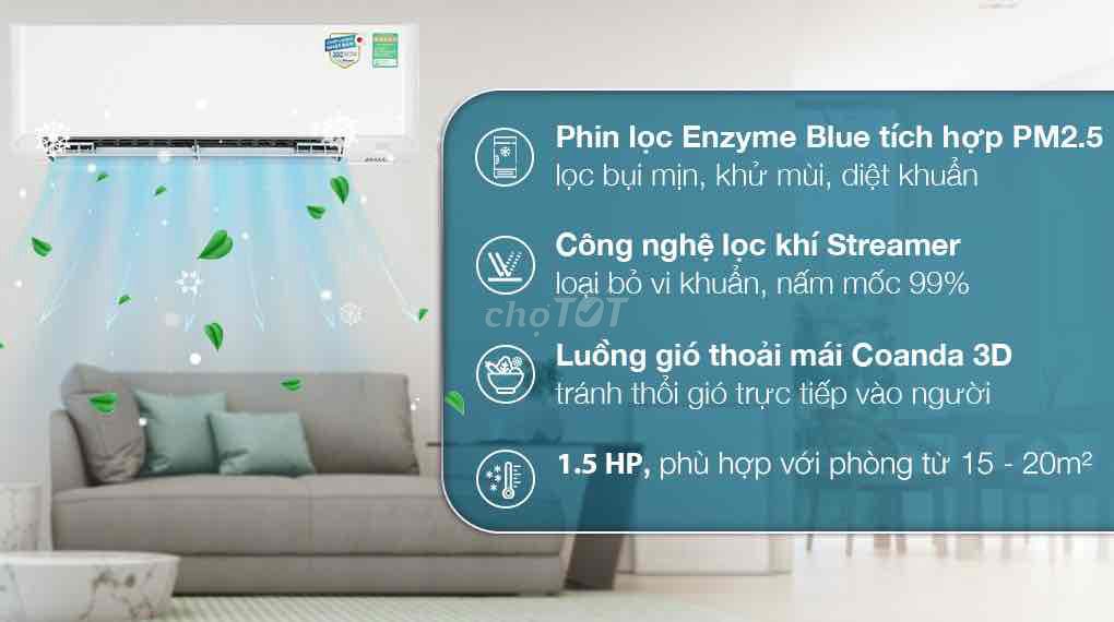 Máy Lạnh Daikin inverter 1.5HP FTKY35WVMV new