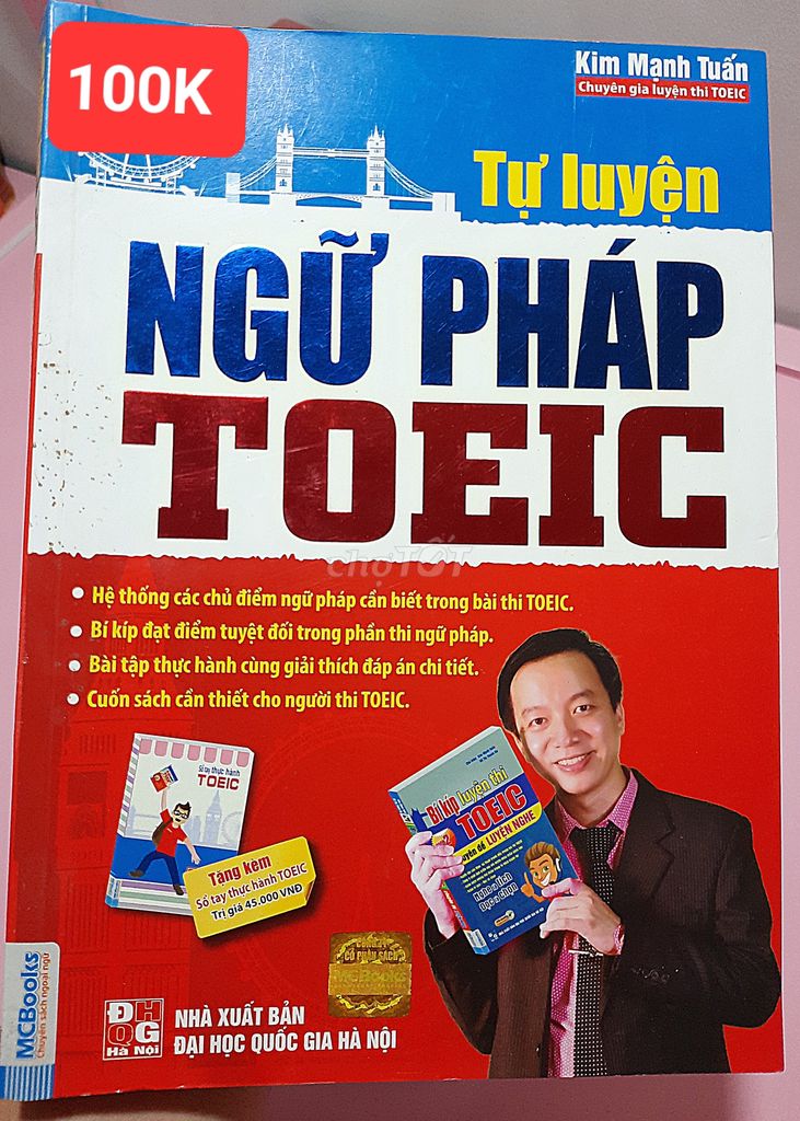 Sách Tự luyện ngữ pháp Toeic