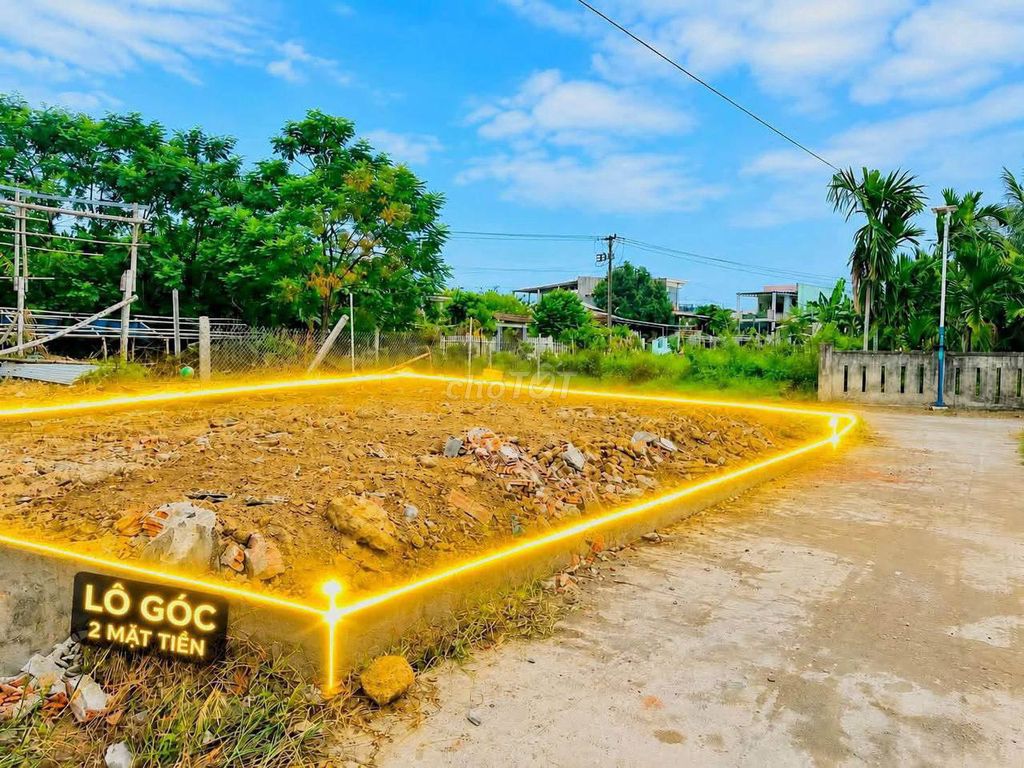 SIÊU PHẨM LÔ GÓC 130 M2 - SẴN SỔ - NAM HOÀ KHƯƠNG- GIÁ 850 TRIỆU