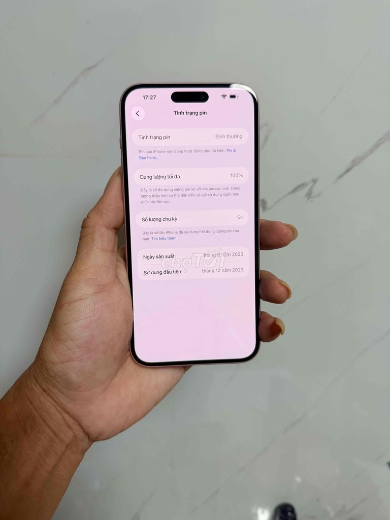 Apple iPhone 15 Plus 128GB Hồng Lock chưa độ sim. Mua bán Điện thoại tại Quận 6 Tp Hồ Chí Minh được đăng bởi Chuyên mua bán điện thoại laptop hình 1