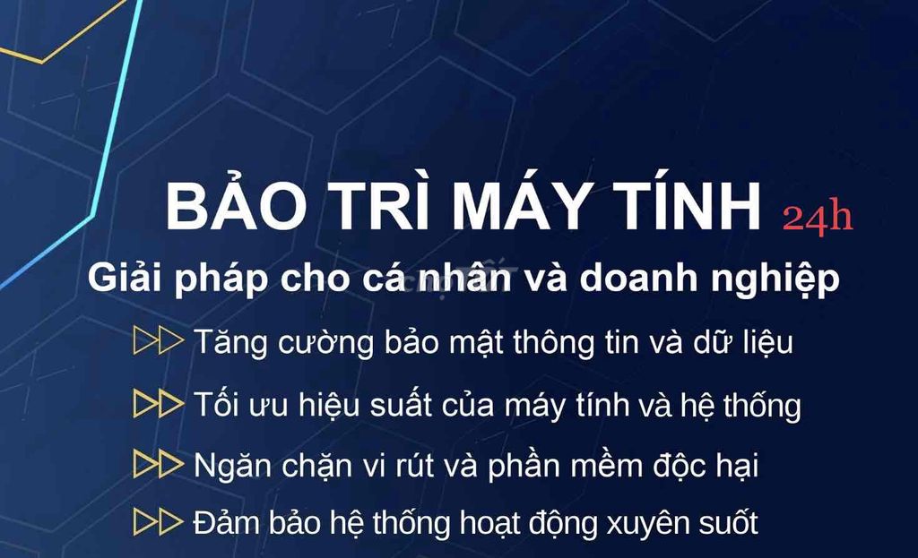 Bảo Trì Máy Tính 24h Tại Hồ Chí Minh