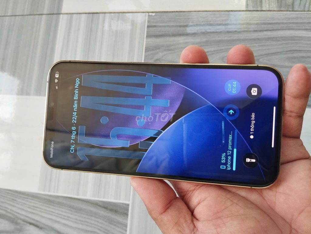 iPhone 12 Pro Max 128GB Vàng. Mua bán Điện thoại tại Quận Cái Răng Cần Thơ được đăng bởi Trọng văn đỗ hình 1