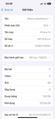 14 tím zin 100% còn bh Apple như mới/có gl. Mua bán Điện thoại tại Quận Tân Phú Tp Hồ Chí Minh được đăng bởi Tiến trần