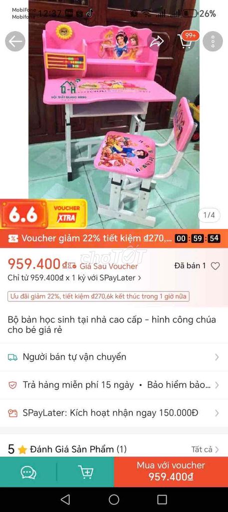 Bàn học gỗ hình công chúa. Mua bán Bàn ghế tại Quận 5 Tp Hồ Chí Minh được đăng bởi Hẻm hình 1