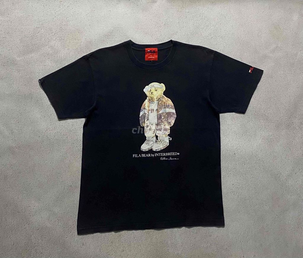 Áo phông Fila Cotton Đen. Mua bán Quần áo tại Thị xã Phú Mỹ Bà Rịa - Vũng Tàu được đăng bởi Phạm Phương Nam  hình 1