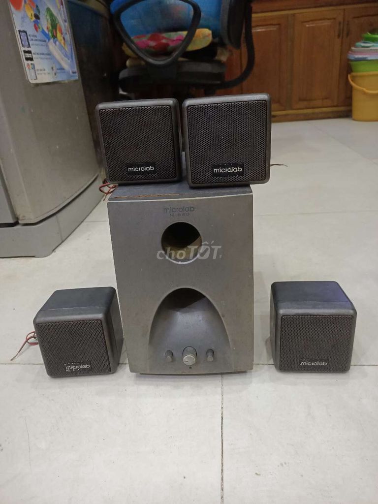 Bộ loa Microlab M-840 4.1 nguyên rin. Mua bán Tivi, Âm thanh tại Quận Cẩm Lệ Đà Nẵng được đăng bởi Hoàng Tôn hình 1