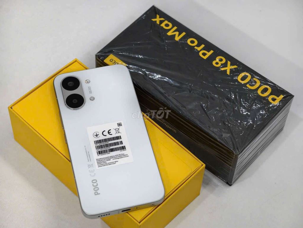 Poco X8 Promax Trắng 12.256Gb Fullbox. Mua bán Điện thoại tại Quận Ninh Kiều Cần Thơ được đăng bởi Lê Khang hình 1