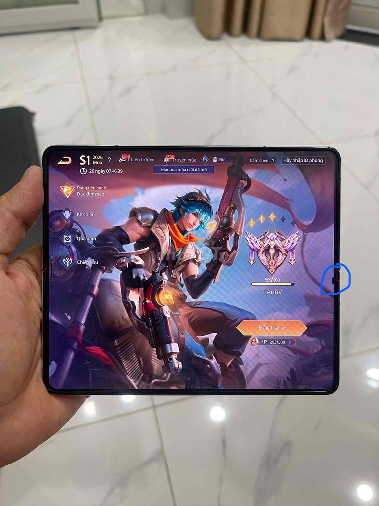 Samsung Z Fold5 xanh icy. Mua bán Điện thoại tại Quận Bình Thạnh Tp Hồ Chí Minh được đăng bởi Thiên Kỵ hình 1