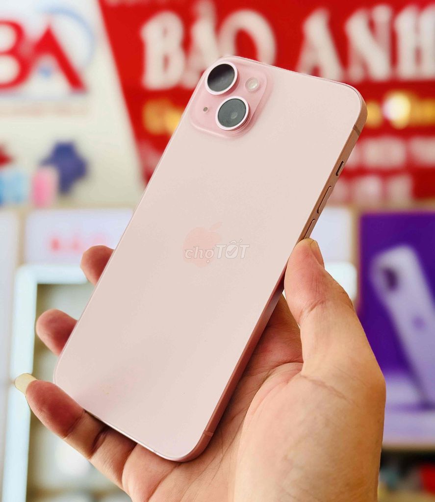 Apple iPhone 15 Plus 128GB Hồng. Mua bán Điện thoại tại Thành phố Qui Nhơn Bình Định được đăng bởi Bảo Anh Mobile Quy Nhơn hình 1