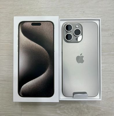 iPhone 15 Pro Max 256 màu Titan đẹp 99% Fullbox