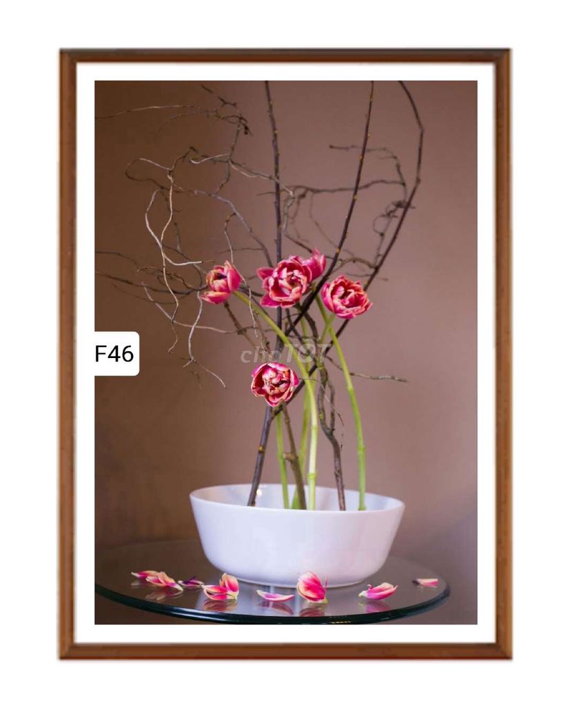 Tranh treo tường nghệ thuật Ikebana Nhật bản