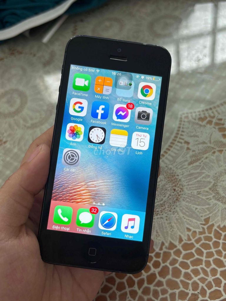 Apple iPhone 5 16GB Đen. Mua bán Điện thoại tại Thành phố Thủ Đức Tp Hồ Chí Minh được đăng bởi June hình 1