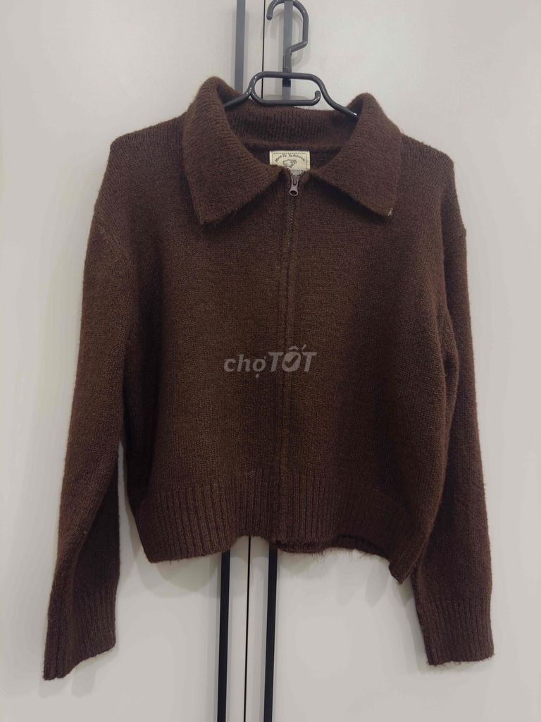 Áo cardigan nữ len khóa kéo. Mua bán Quần áo tại Thị xã Phú Mỹ Bà Rịa - Vũng Tàu được đăng bởi Bebong hình 1