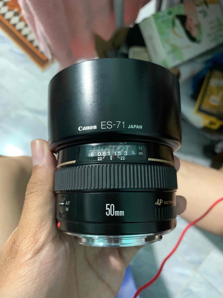 Lens 50mm 1.4 USM canon. Mua bán Máy ảnh, Máy quay tại Quận Ninh Kiều Cần Thơ được đăng bởi Phước hình 1