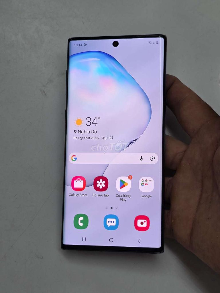 Samsung  Note 10 chính hãng 2 sim 256GB Đen. Mua bán Điện thoại tại Quận Cầu Giấy Hà Nội được đăng bởi chú Hùng 60t 163HQV hình 1