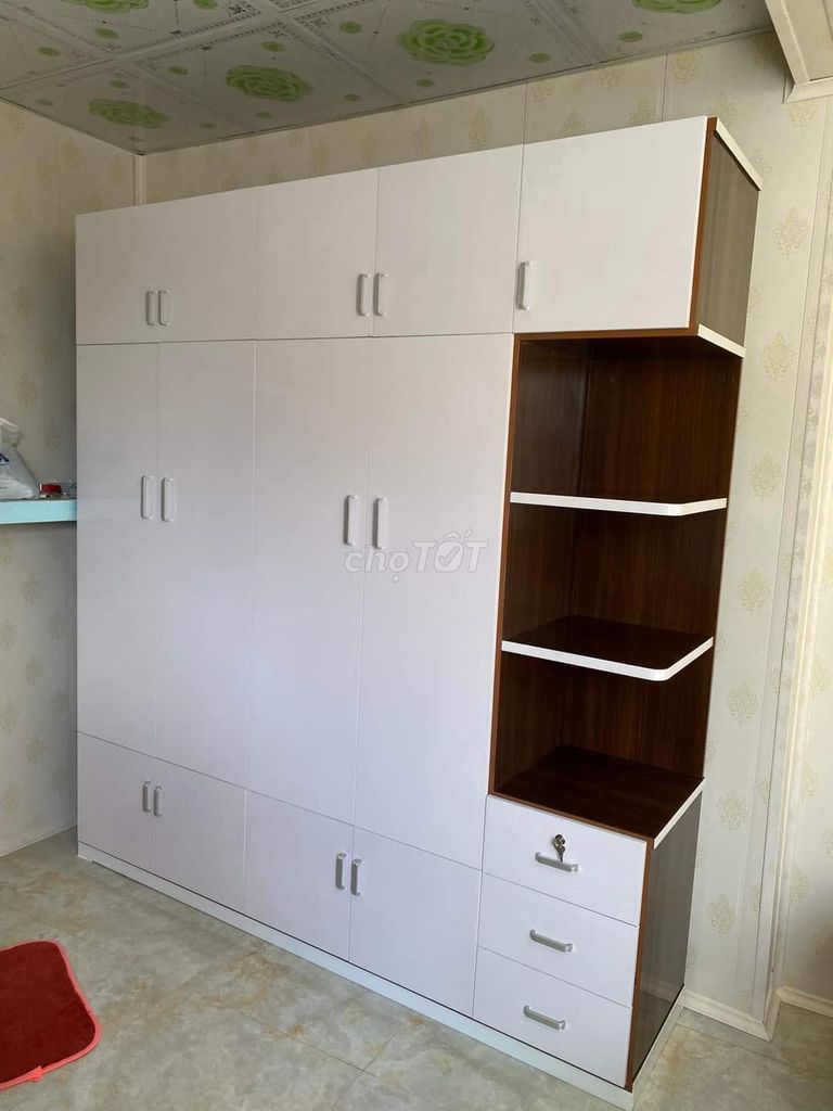 Tủ nhựa Đài Loan Trắng 2mx2m4 cửa mở6. Mua bán Tủ, kệ gia đình tại Quận Gò Vấp Tp Hồ Chí Minh được đăng bởi Xưởng tủ nhựa đài loan giá rẻ hình 1
