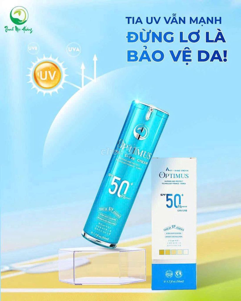 Kem chống nắng Thanh Mộc Hương Optimus 50ml. Mua bán Phụ kiện thời trang khác tại Huyện Kiến Thuỵ Hải Phòng được đăng bởi Nguyễn thị lương  hình 1