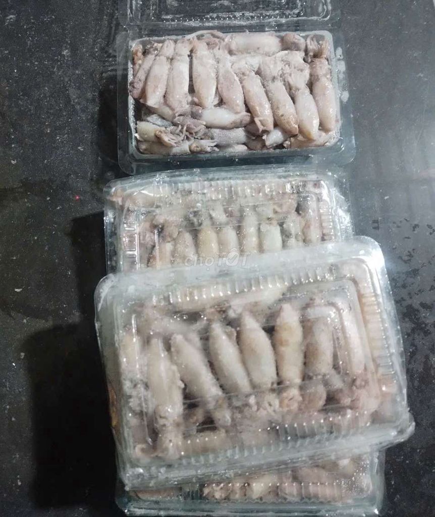 Mực ống hấp