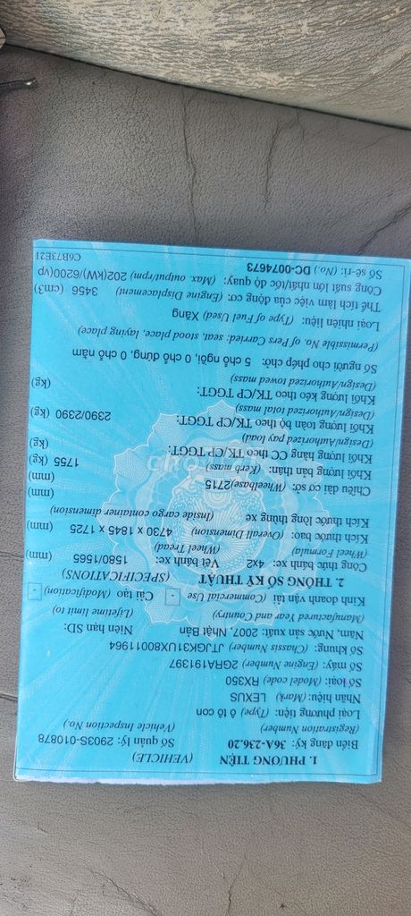 Lexus RX 2007 350 AWD - 138000 km. Mua bán Ô tô tại Huyện Hoằng Hóa Thanh Hóa được đăng bởi MINH ĐỨC hình 11