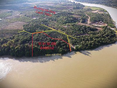 Gần 7,000m2 sát sông ở Đăk Nông có 140m mặt sông, làm farm nghỉ dưỡng