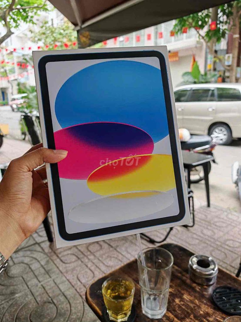 Apple iPad Gen A16 128GB Xanh phụ kiện new. Mua bán Máy tính bảng tại Quận 12 Tp Hồ Chí Minh được đăng bởi OkShop hình 1