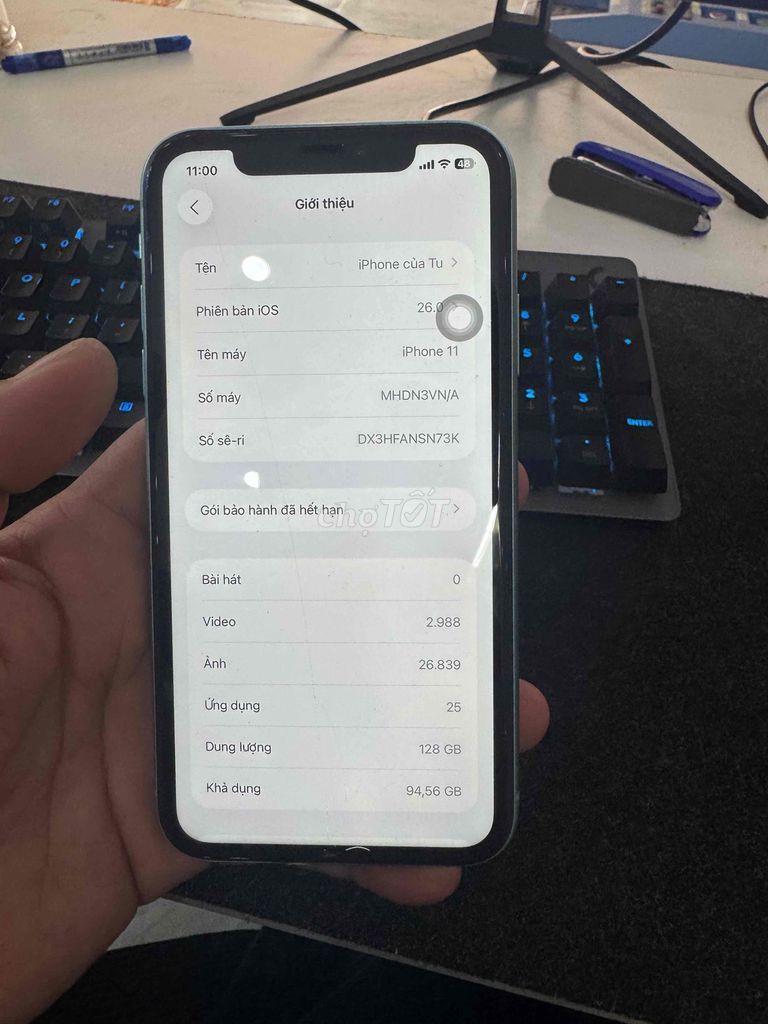 Apple iPhone 11 128GB VNA. Mua bán Điện thoại tại Quận 12 Tp Hồ Chí Minh được đăng bởi đèn led hình 1