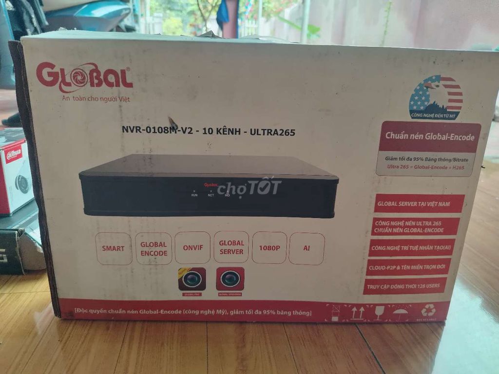 Đầu thu camera Global NVR-0108M V2 Mới. Mua bán Máy ảnh, Máy quay tại Huyện Hòa Thành Tây Ninh được đăng bởi Lắp Wifi Siêu Tốc hình 1