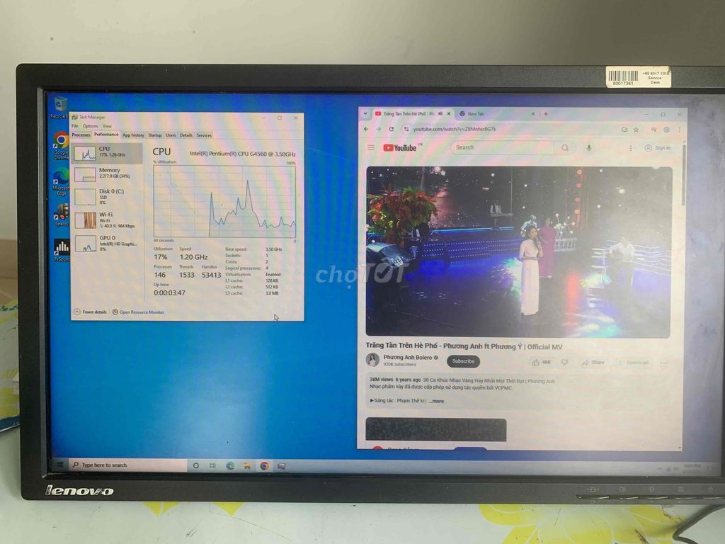 2 thùng H110 ram 4g không ổ cứng