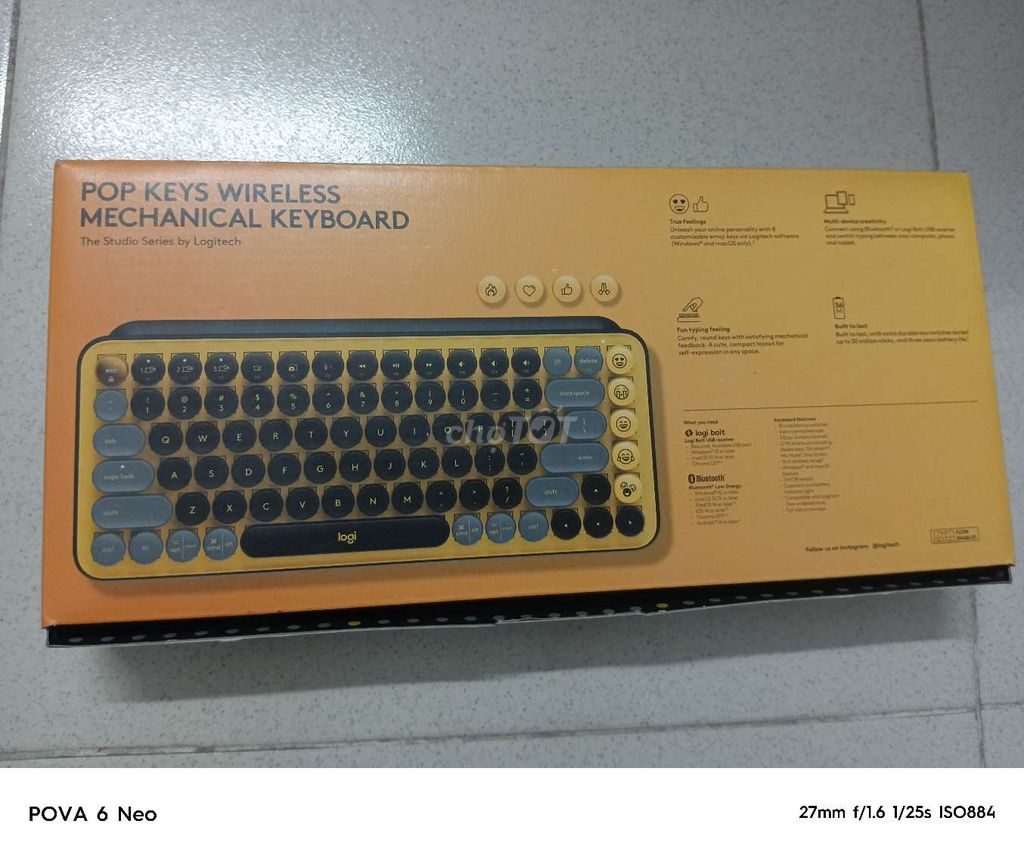 Bàn Phím  Cơ Không Dây LOGITECH POPKEYS