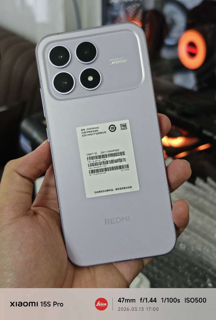 Xiaomi Redmi K90 12/512GB Tím Fullbox Lướt Pin 100. Mua bán Điện thoại tại Quận Ninh Kiều Cần Thơ được đăng bởi Zelda Phone hình 1