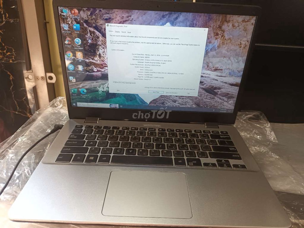 Laptop Asus X405UA mỏng  i3-7020U ram8gb ssd240gb. Mua bán Laptop tại Quận Hải Châu Đà Nẵng được đăng bởi NGUYỄN ĐĂNG LÝ hình 1