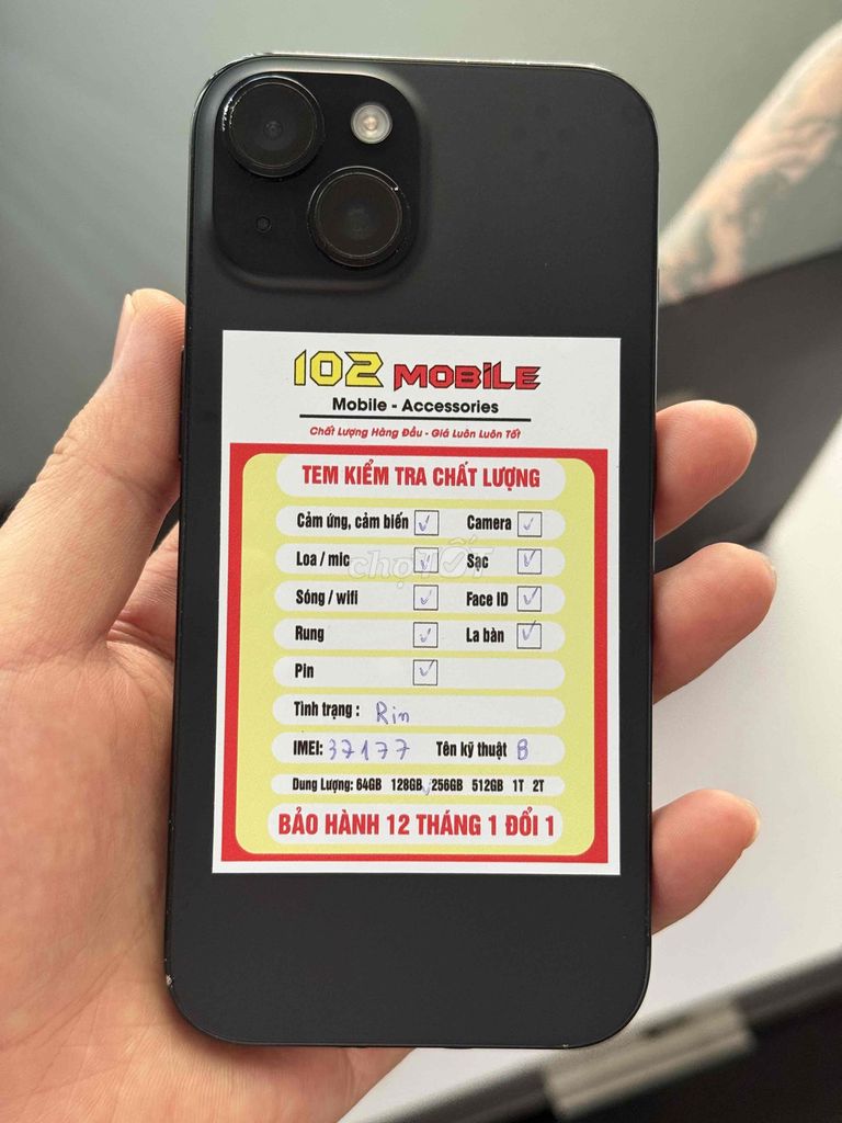iPhone 15 128GB Đen máy đẹp chuẩn zin. Mua bán Điện thoại tại Thành phố Buôn Ma Thuột Đắk Lắk được đăng bởi Nguyễn Hoàng hình 1