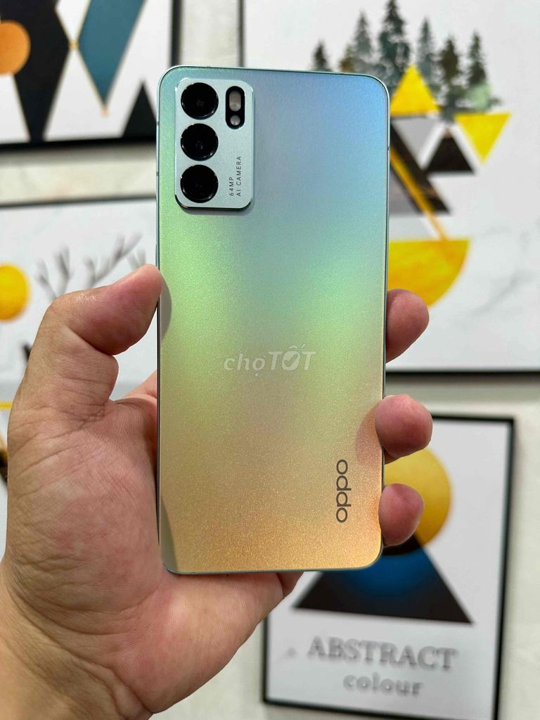 OPPO RENO 6 5G bản cao Ram 12+4/256 Zin đẹp Full