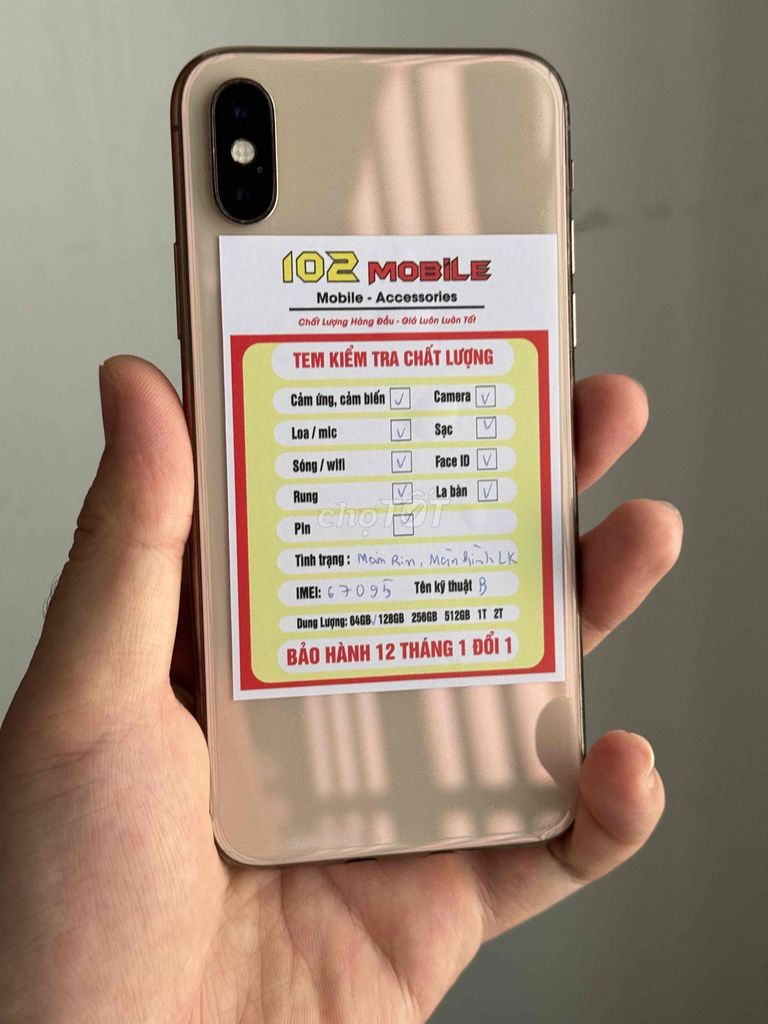 iPhone XS 64G Vàng gold máy chức năng đầy đủ. Mua bán Điện thoại tại Thành phố Buôn Ma Thuột Đắk Lắk được đăng bởi Nguyễn Hoàng hình 1